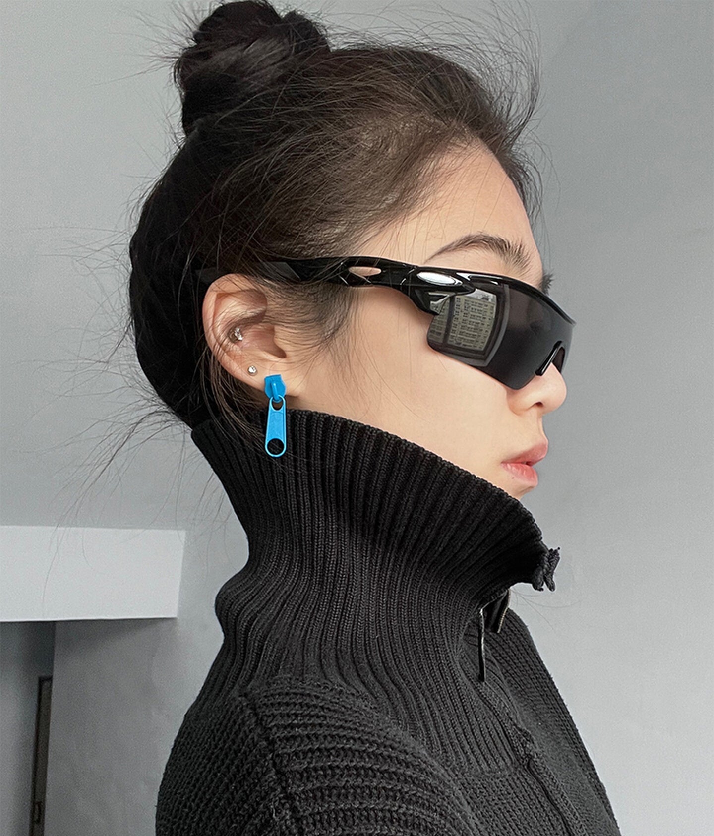 Funny Colorful Zipper Earrings,Lumivault.