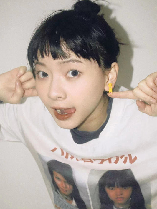 Funny Colorful Zipper Earrings