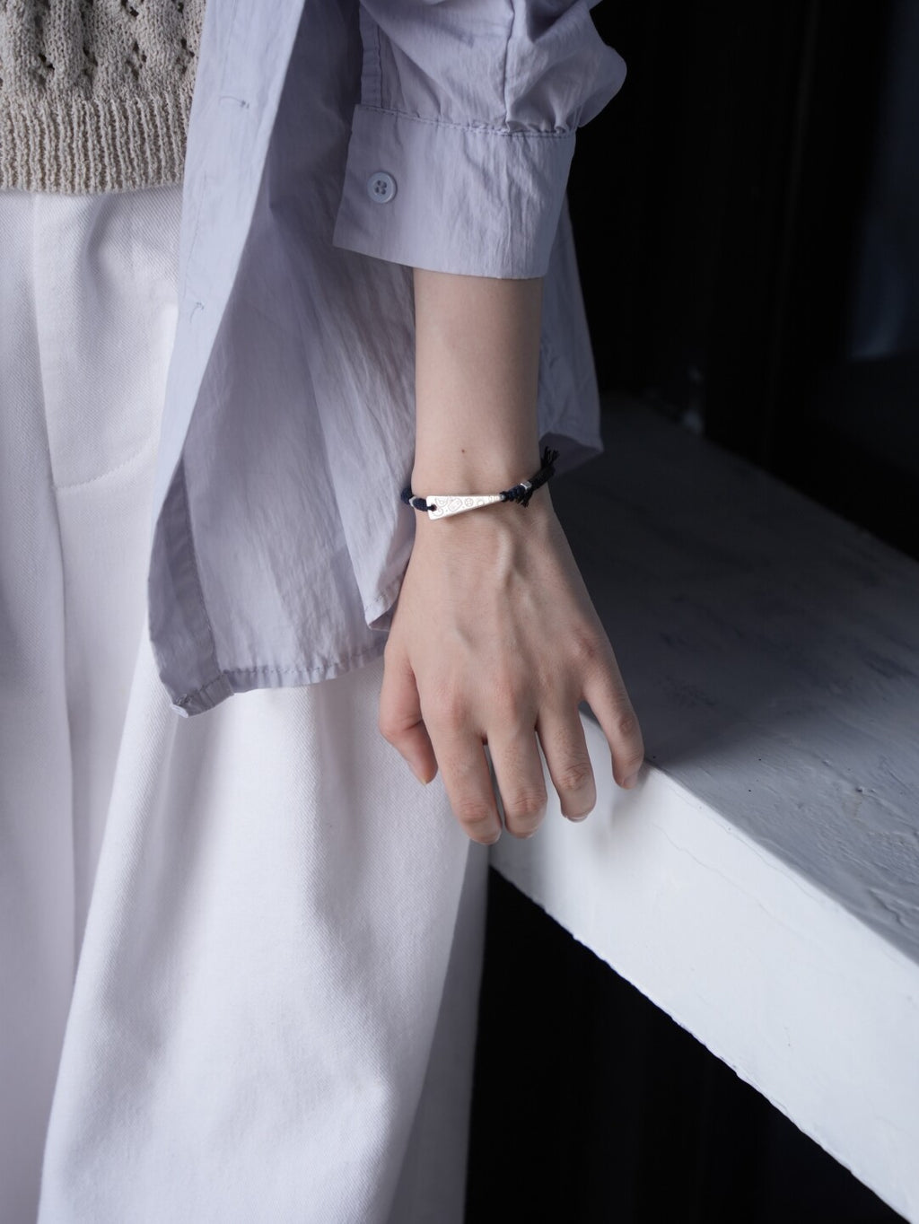 Good News Buckle Braided Rope Bracelet,Lumivault.