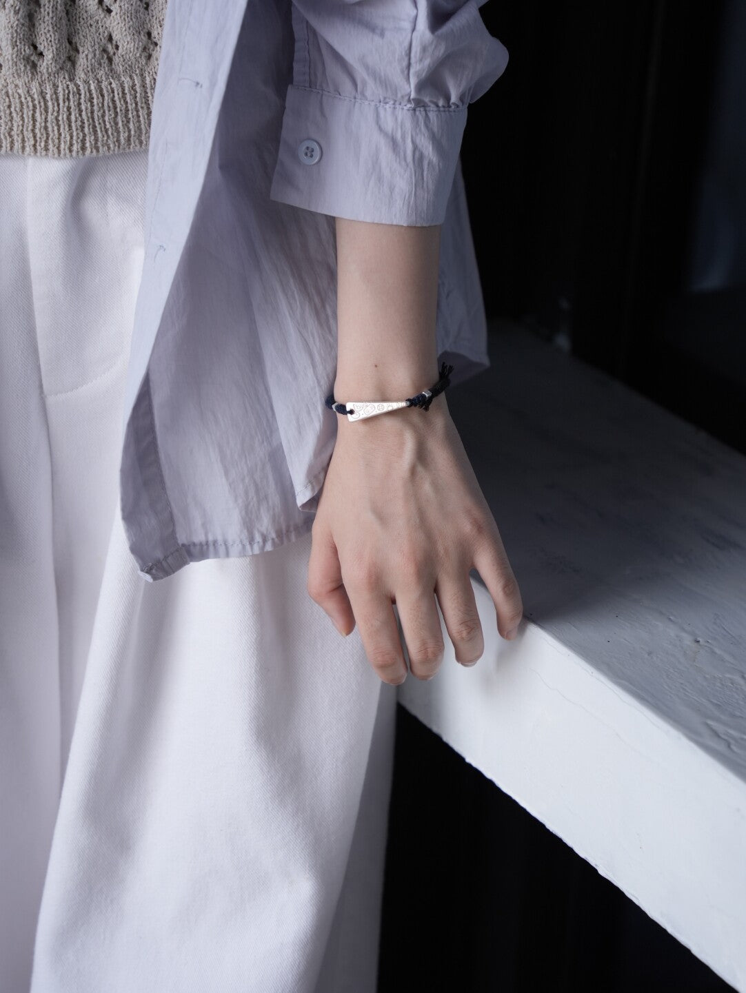 Good News Buckle Braided Rope Bracelet,Lumivault.