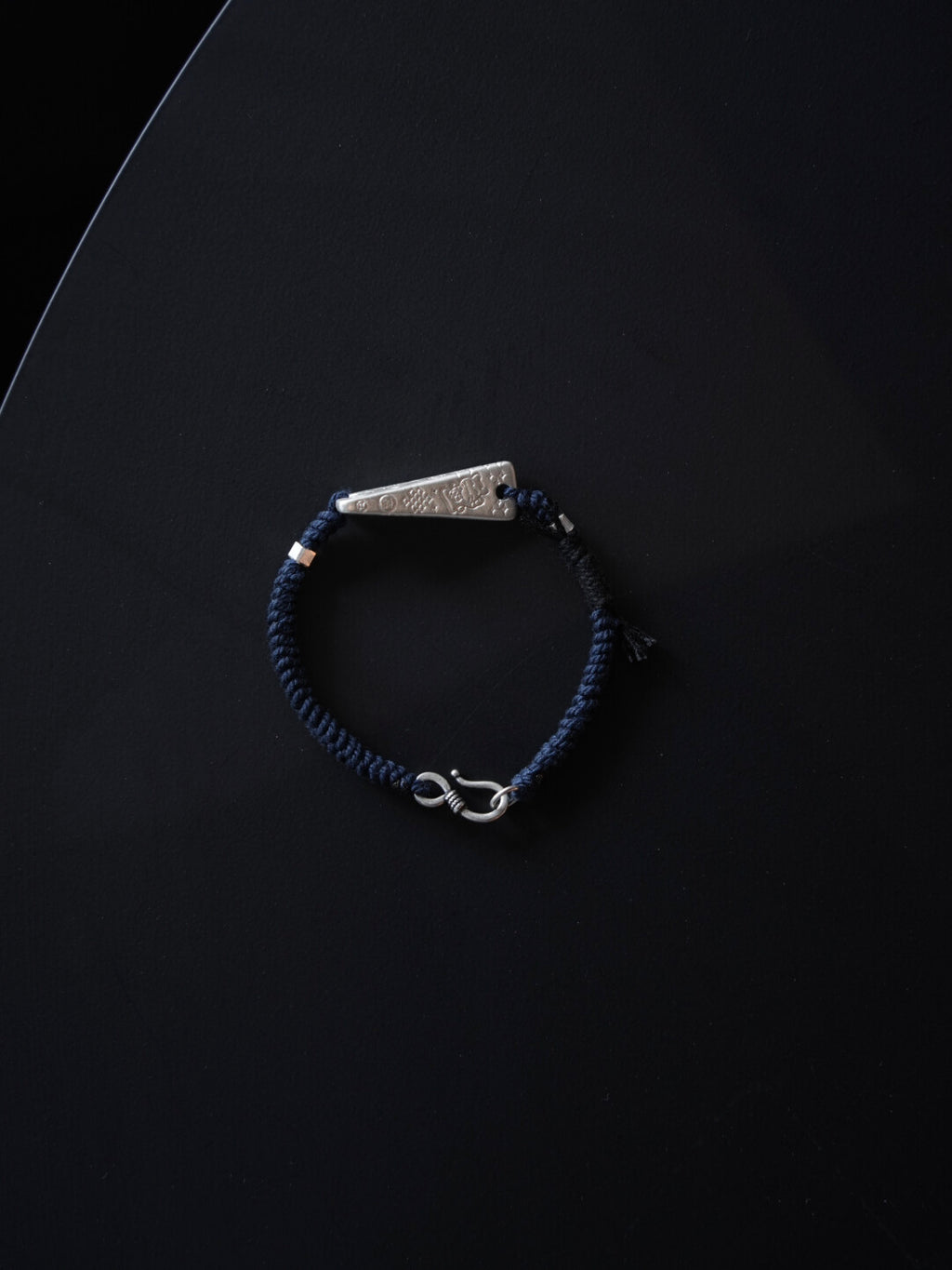 Good News Buckle Braided Rope Bracelet,Blue / 14cm (total length about 16.5cm),Lumivault.