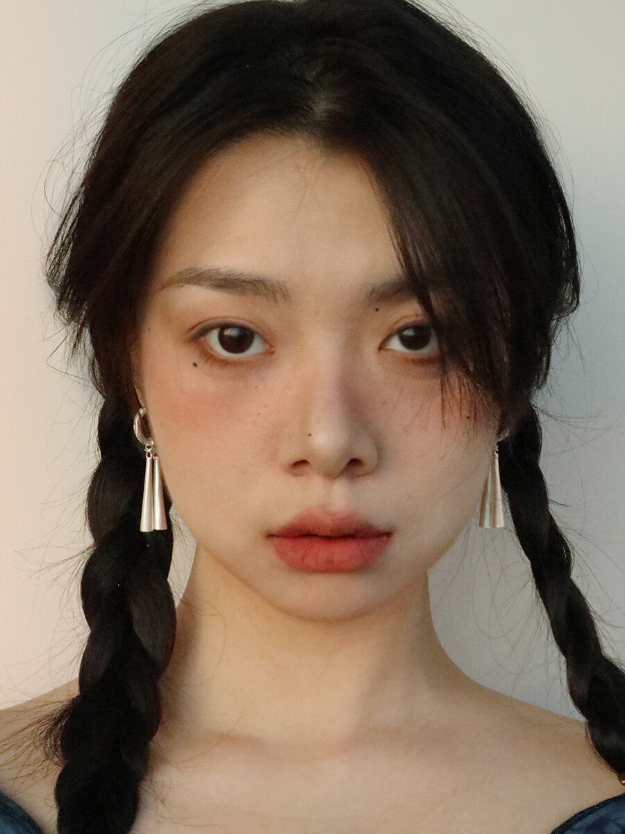 Handmade Bell Silver Earrings,Lumivault.