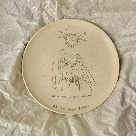 Handmade Birthday & Wedding Anniversary Plates