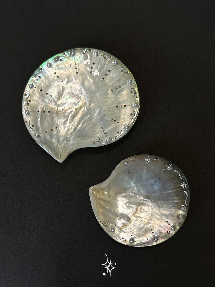 Handmade Shell Star Jewelry Tray,Lumivault.