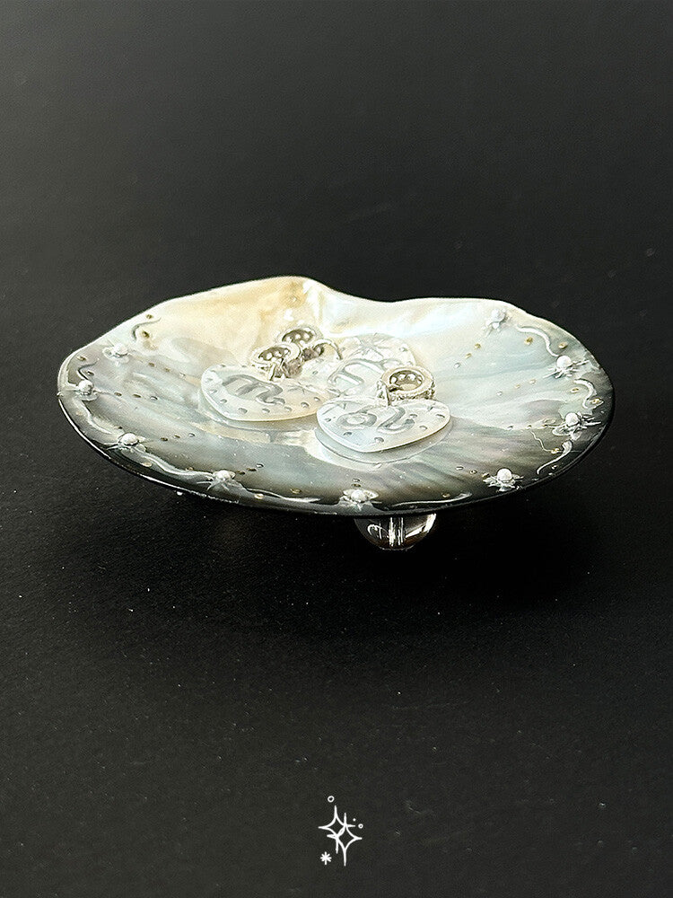 Handmade Shell Star Jewelry Tray,Lumivault.