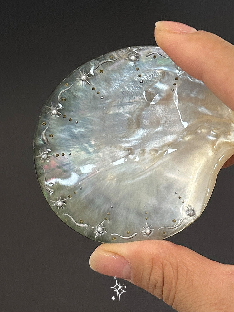 Handmade Shell Star Jewelry Tray,Lumivault.