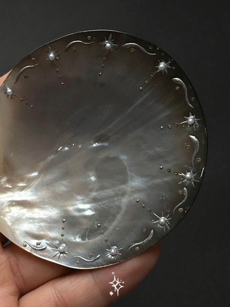Handmade Shell Star Jewelry Tray,Lumivault.