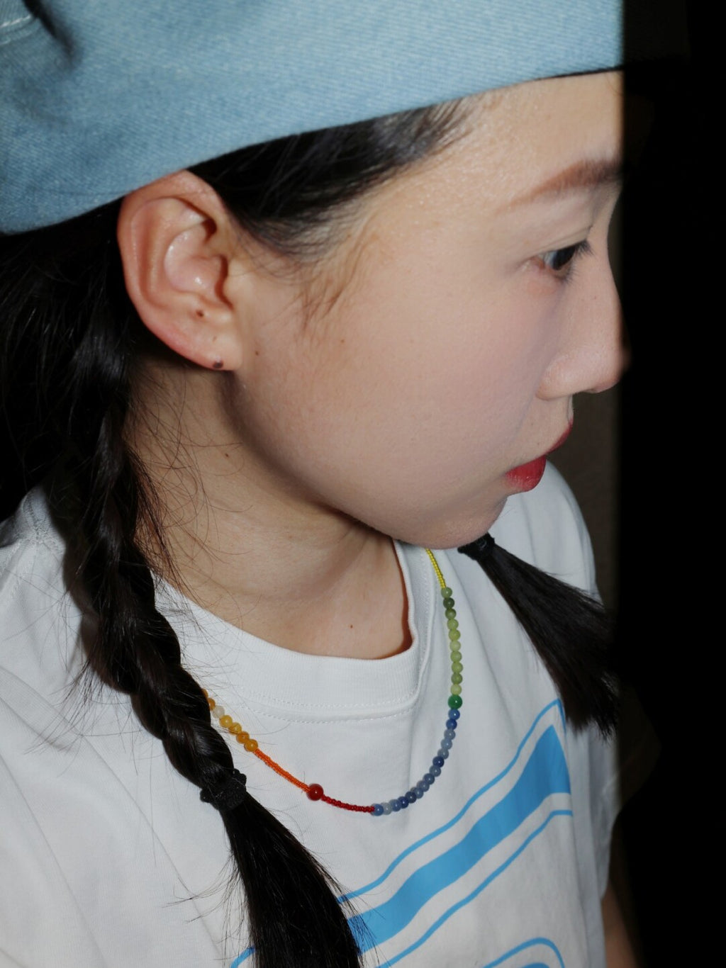 Handmade Rainbow Necklace,Lumivault.