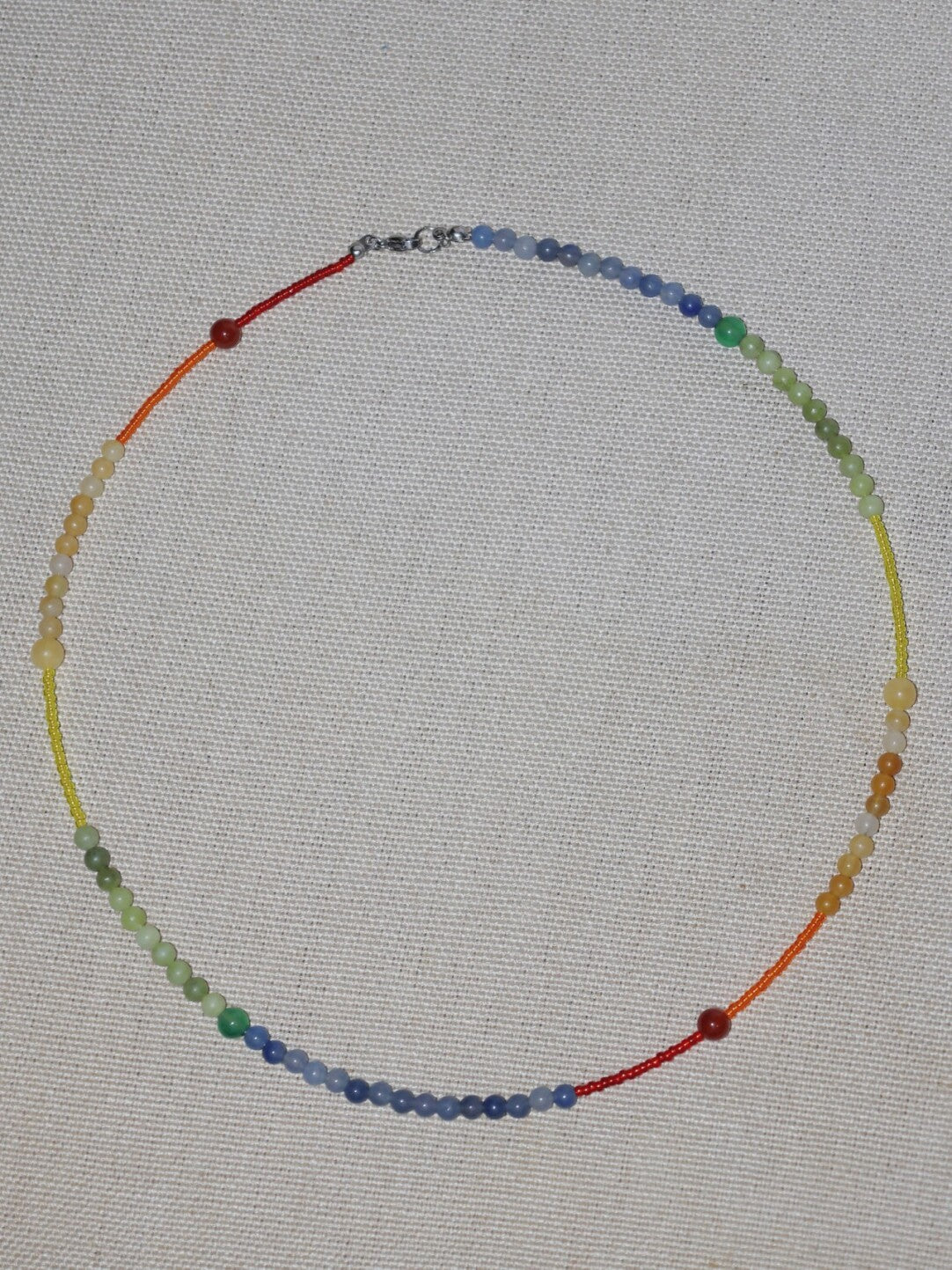 Handmade Rainbow Necklace,Lumivault.