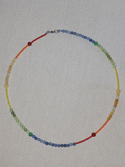 Handmade Rainbow Necklace - Lumivault