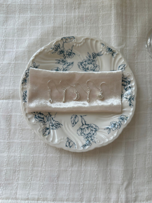High Tea Party Cute Tableware Single Earring - Lumivault