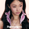Hornworm Flower Lace Earrings,Lumivault.