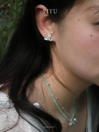 Mint Mambo Iris Necklace