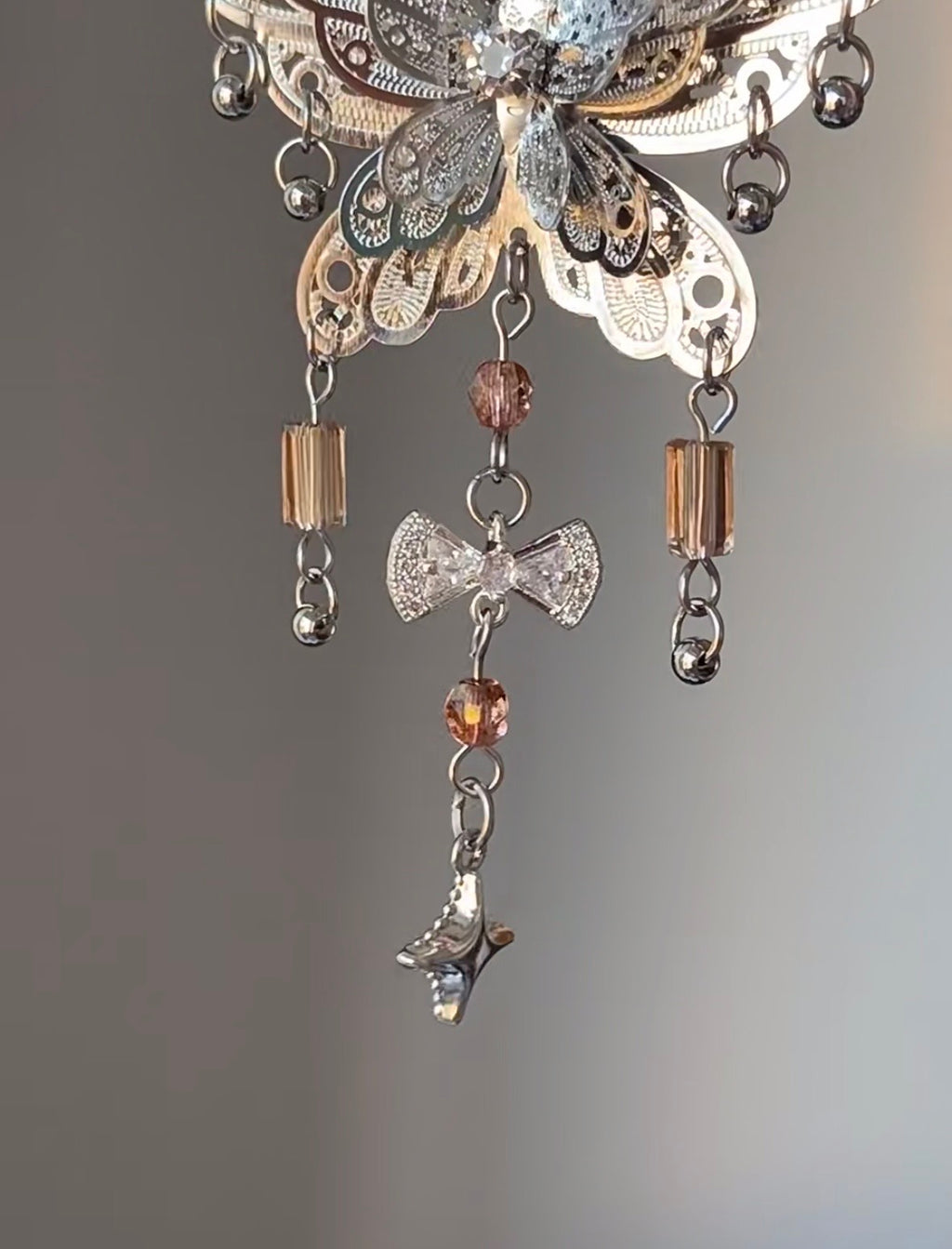 Butterfly Alloy Necklace,Lumivault.