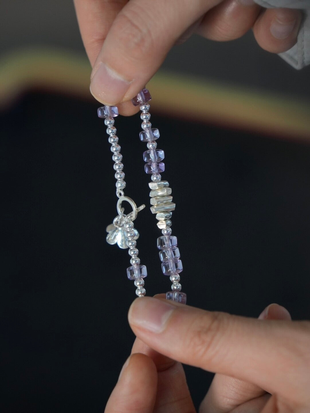 Iris Beaded Bracelet,Lumivault.