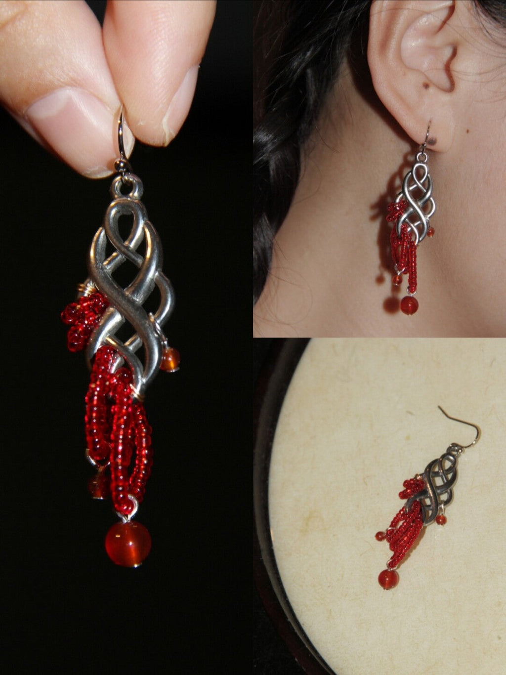 Iron and Blood Earrings,Lumivault.