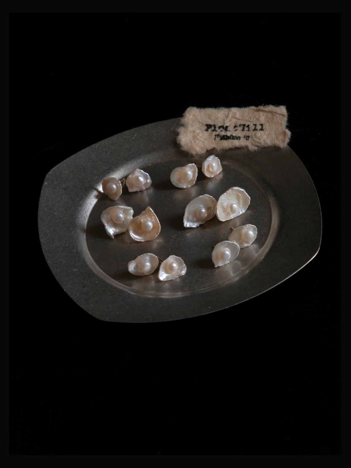 Irregular Baroque Freshwater Pearl Earrings,Lumivault.