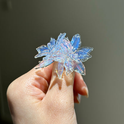 Flamework Glass Lily Ring