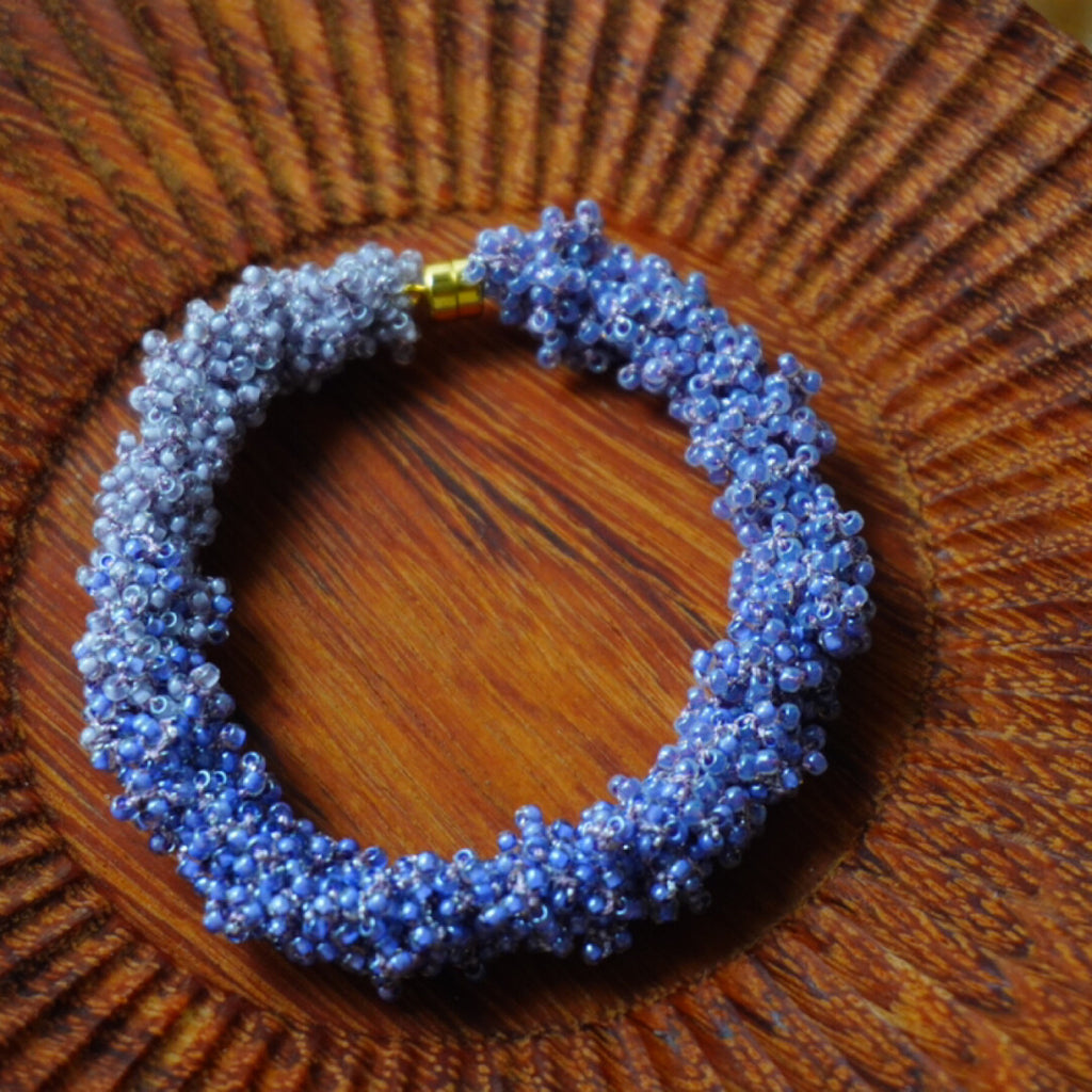 Light Color Beaded Bracelet,Lumivault.