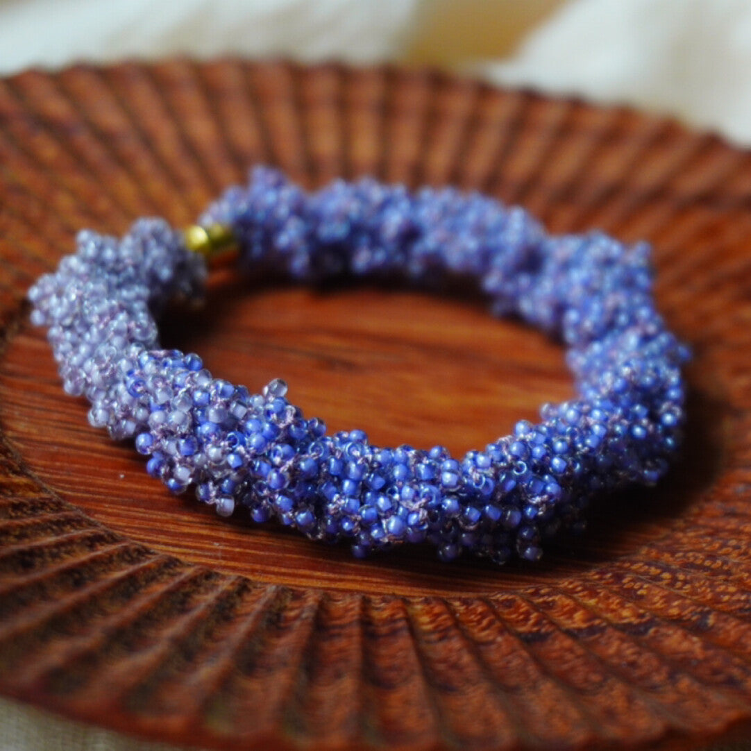 Light Color Beaded Bracelet,Lumivault.