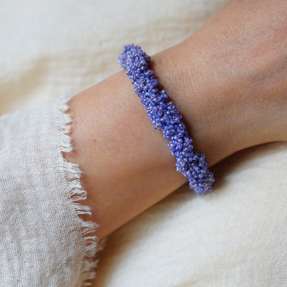 Light Color Beaded Bracelet,Lumivault.