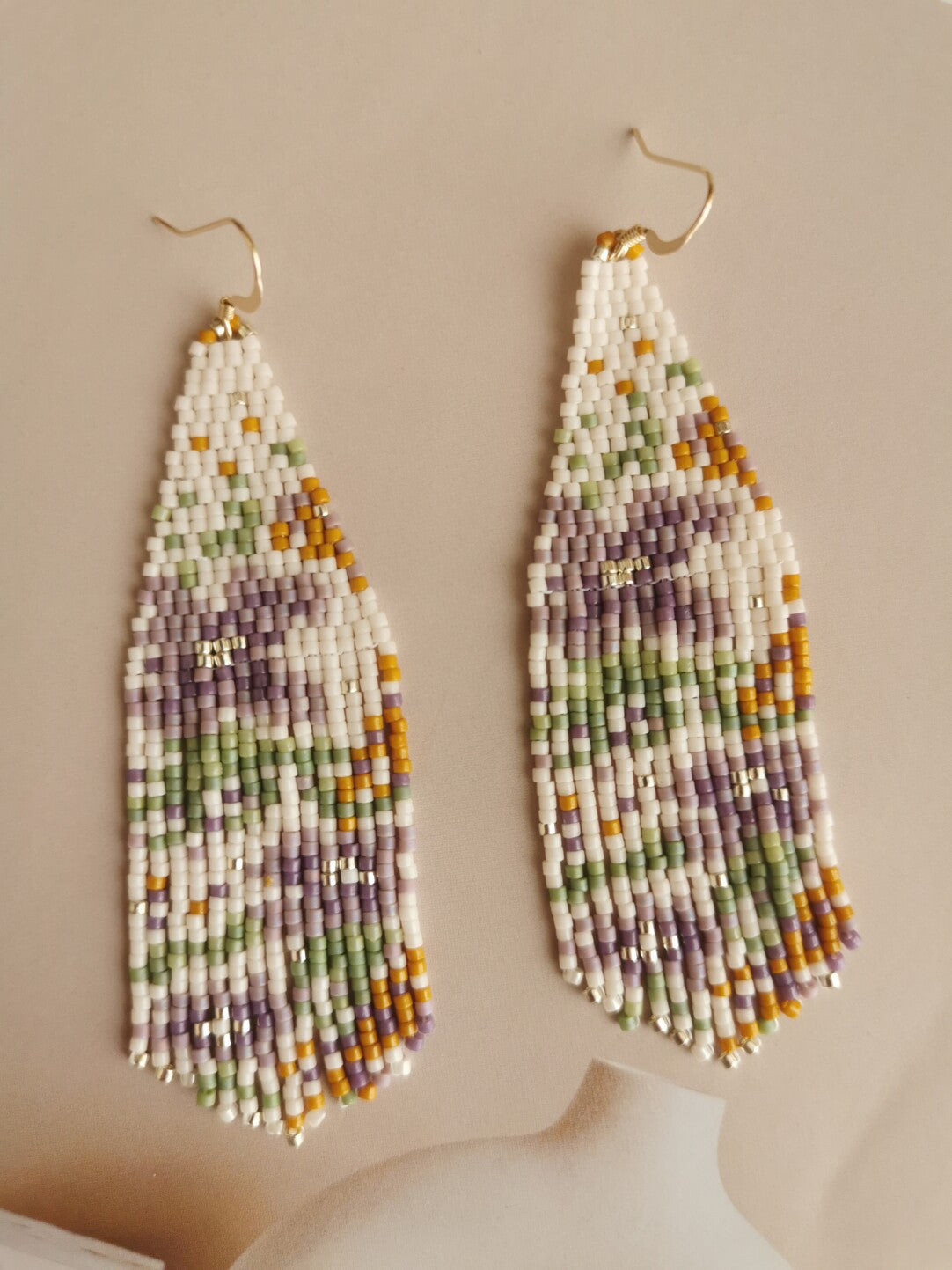 Like Flowers In The Wild MIYUKI Beaded Earrings - Lumivault