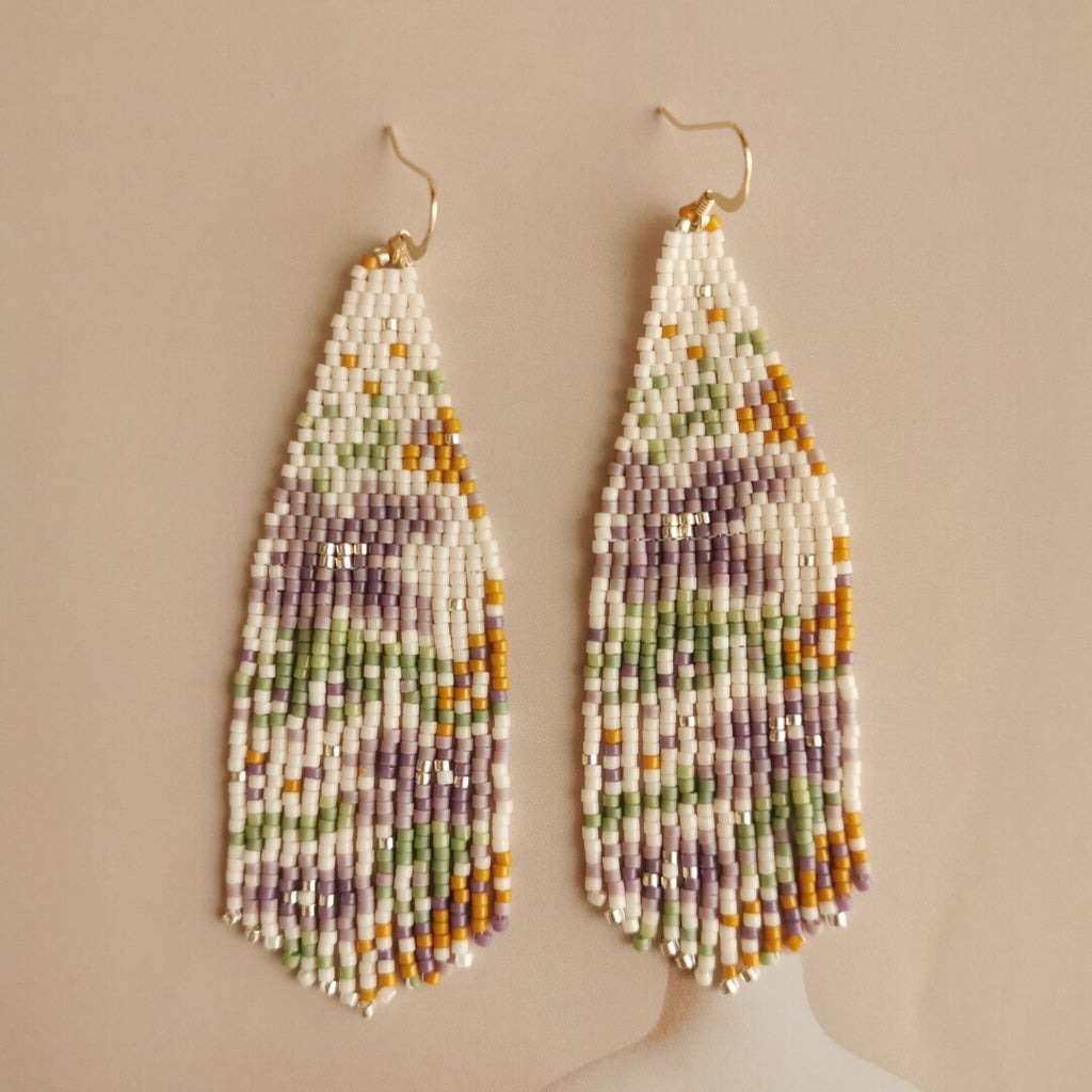 Like Flowers In The Wild MIYUKI Beaded Earrings - Lumivault
