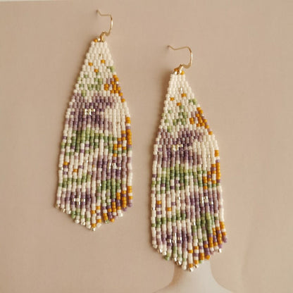 Like Flowers In The Wild MIYUKI Beaded Earrings