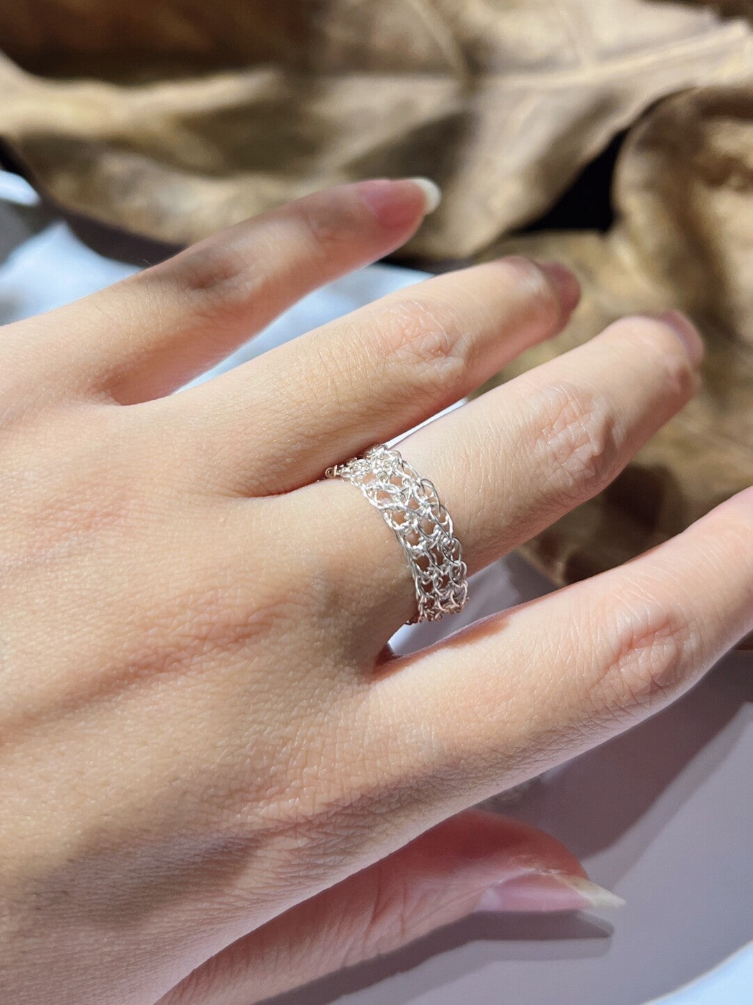 Lunar Lace Ring,Lumivault.