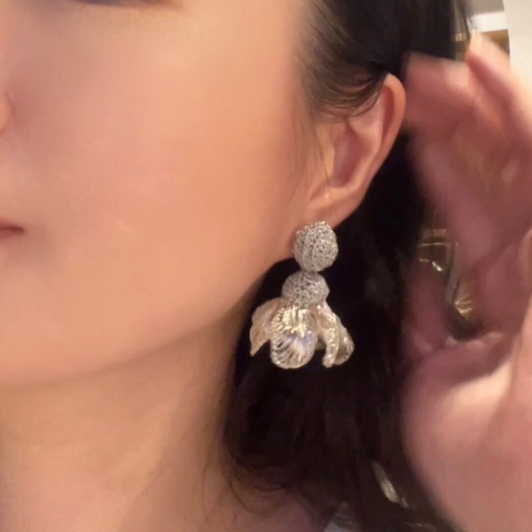 Luxe Meadow Earrings,Type 2 (longer),Lumivault.