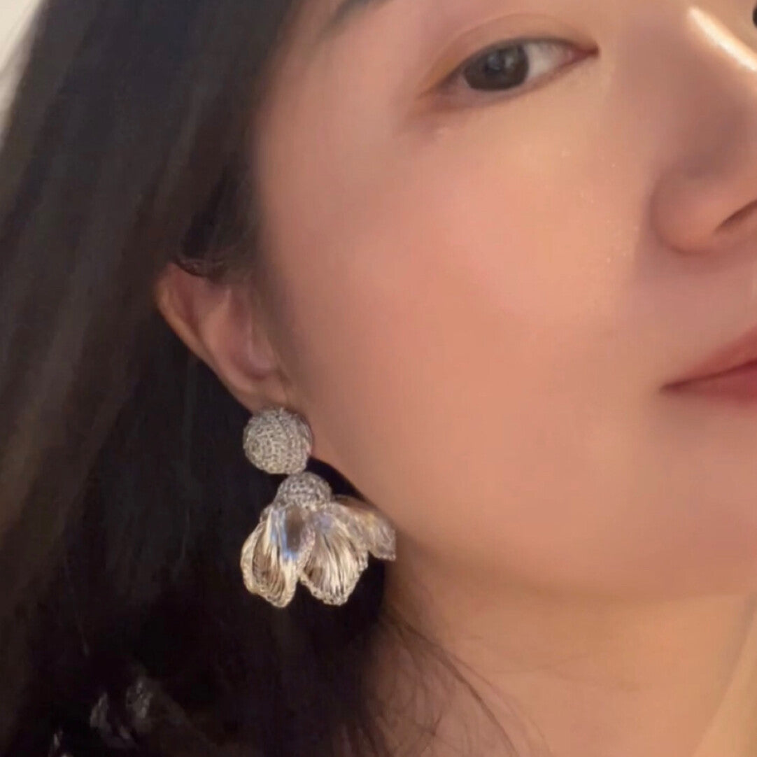 Luxe Meadow Earrings,Type 1 (shorter),Lumivault.