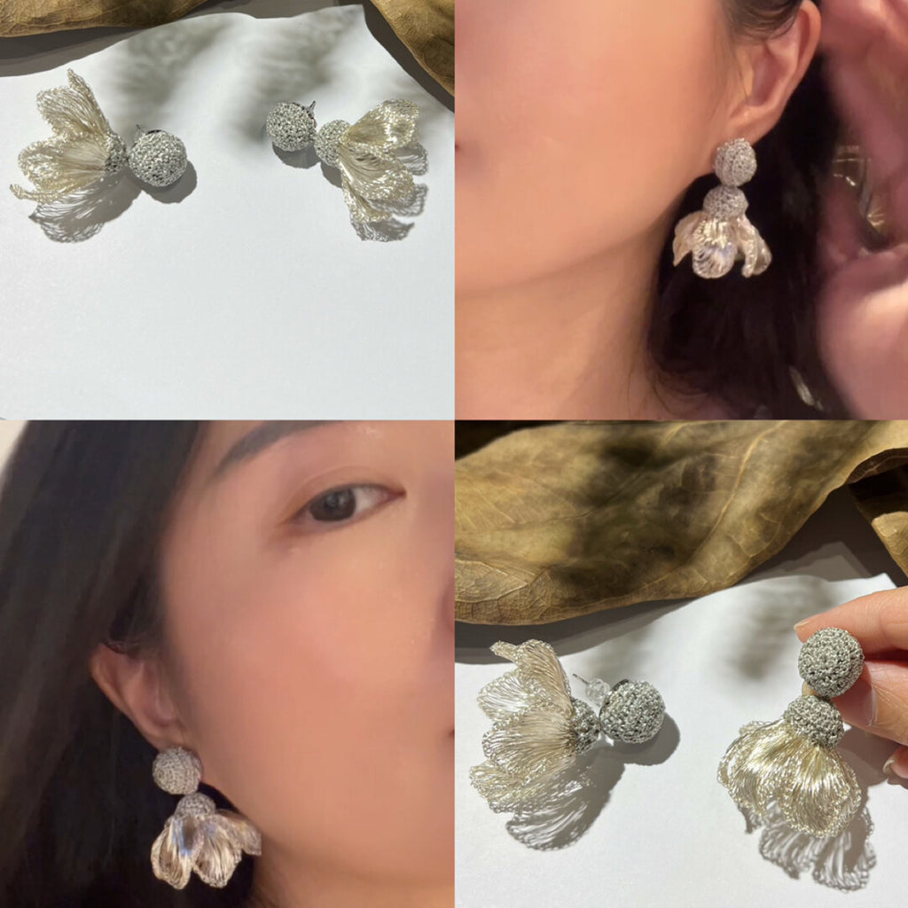 Luxe Meadow Earrings,Lumivault.