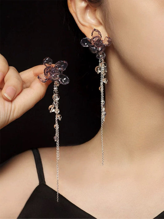 Magnolia Tassel Earrings - Lumivault
