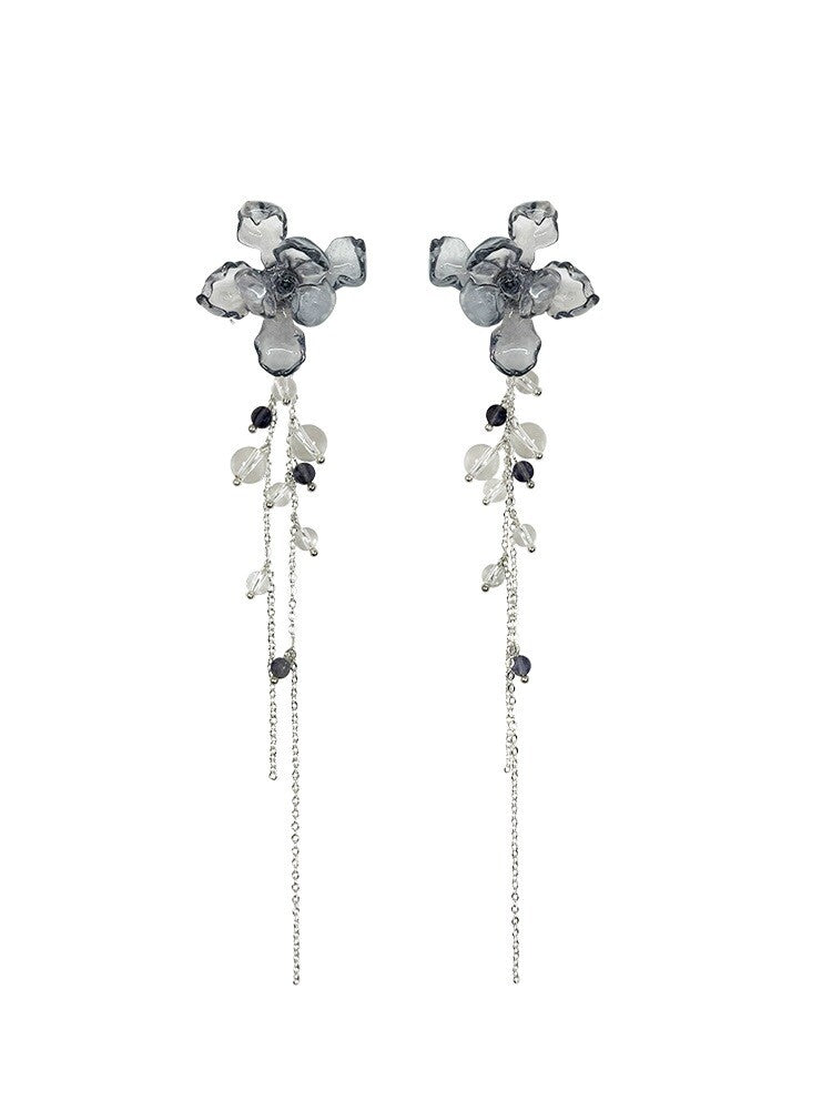 Magnolia Tassel Earrings,Lumivault.