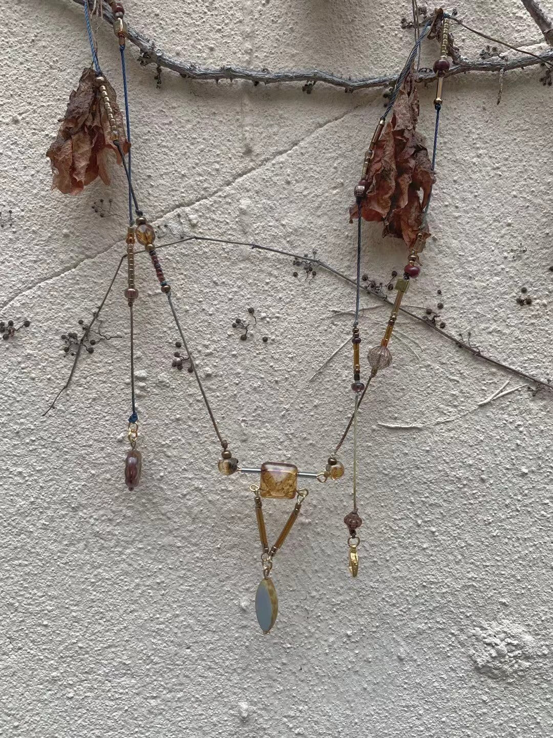 Medea Beaded Stacking Necklace,Lumivault.