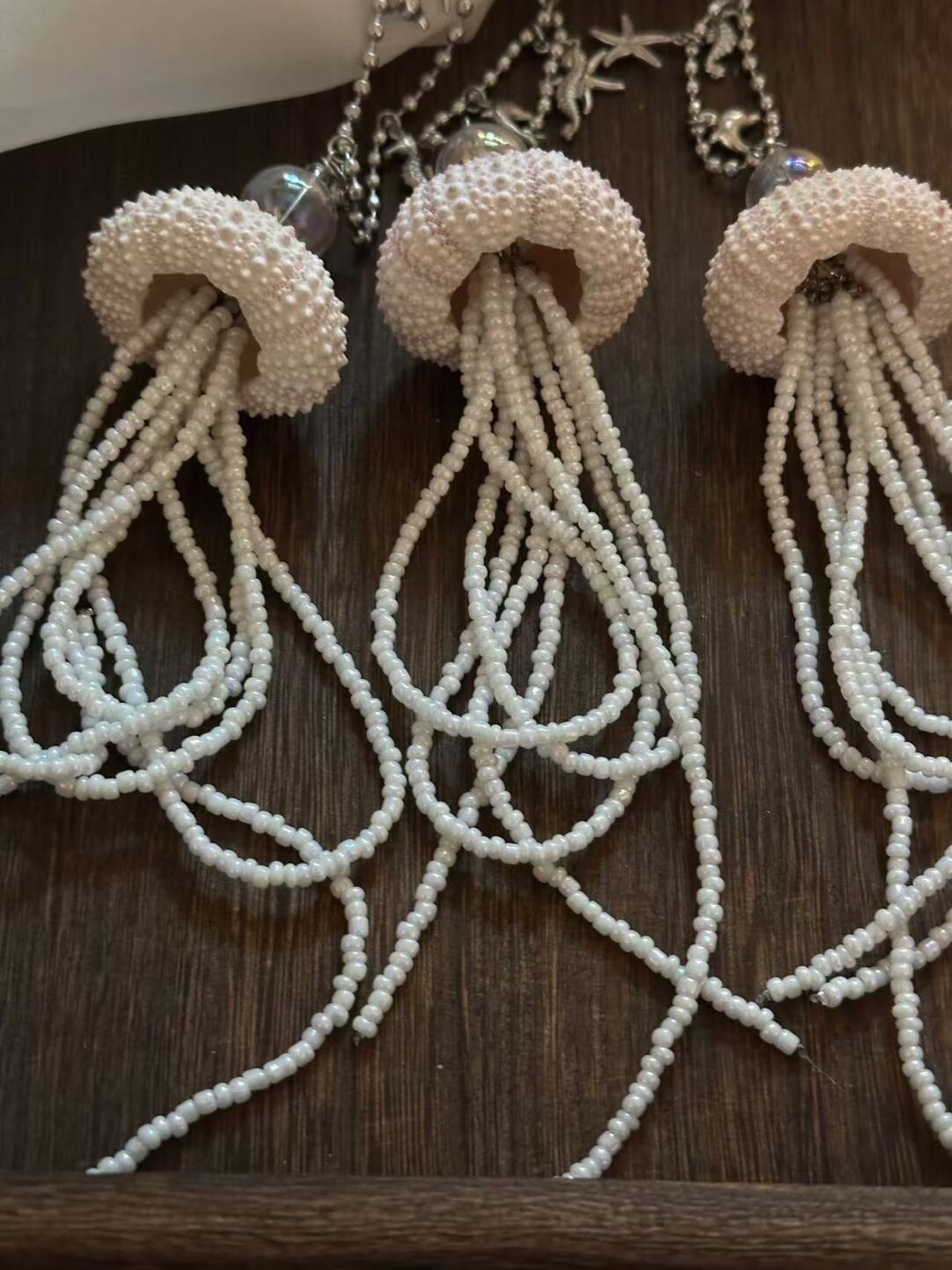 Medusa Jellyfish Necklace,Lumivault.