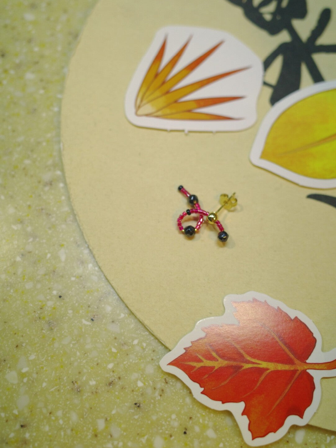 Mini Pink Knot Stud Earrings