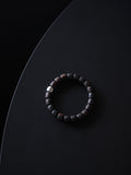 Mirror Silver Agarwood Beaded Bracelet,14cm (total length about 17cm),Lumivault.