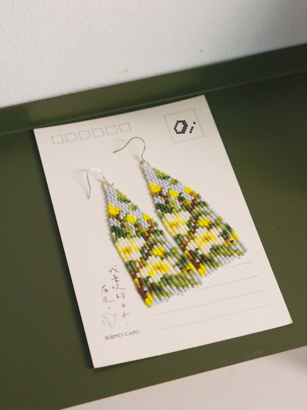 Monet Garden Lemon Blossom Earrings,Lumivault.