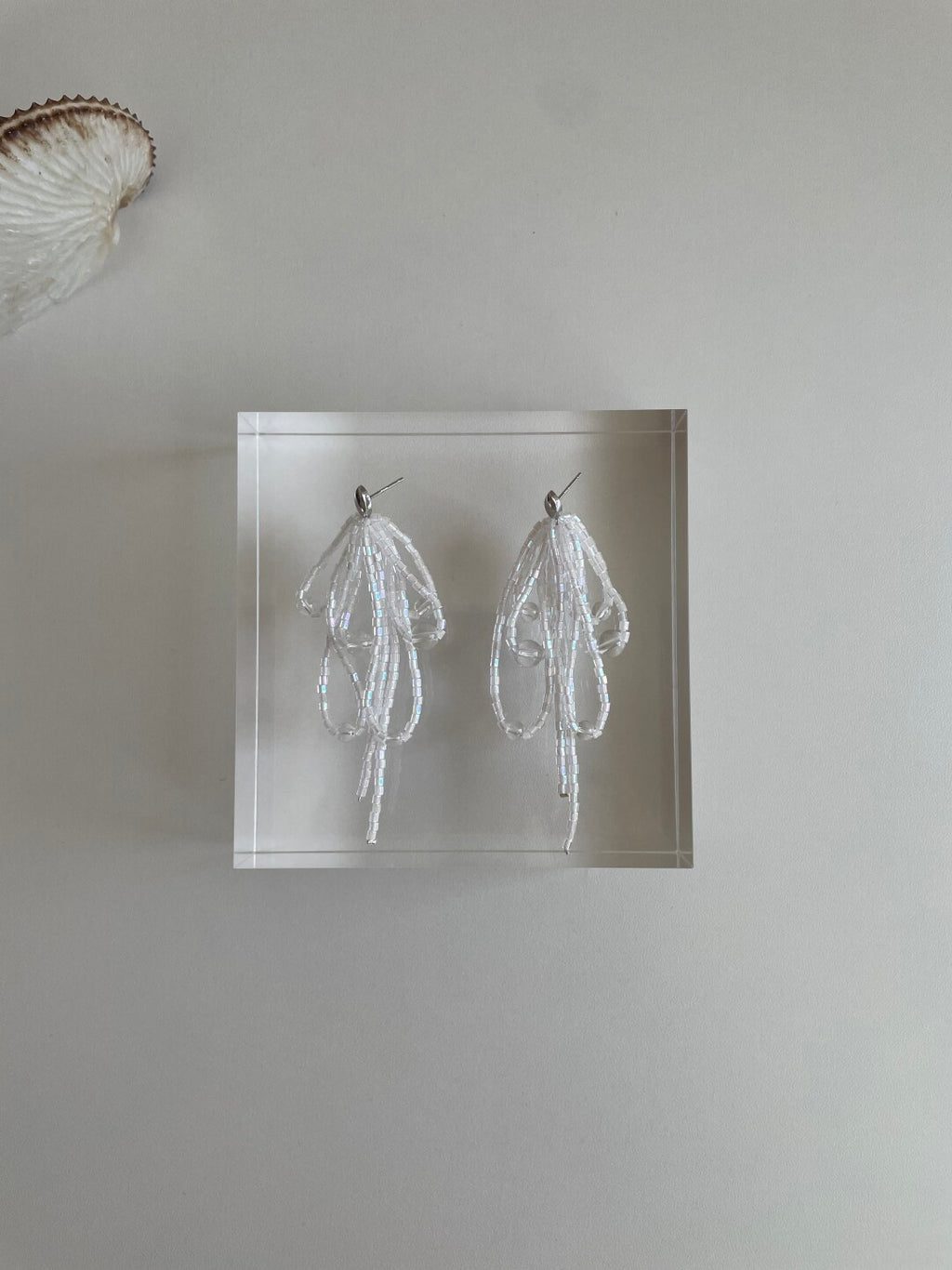Moonlight Tassel Beaded Earrings,Lumivault.