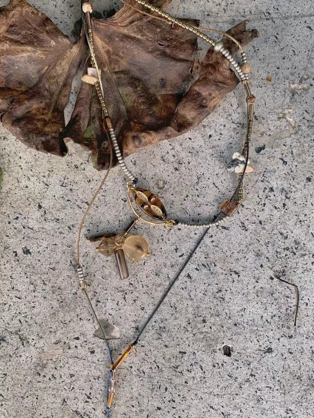 Muse Czech Beaded Necklace