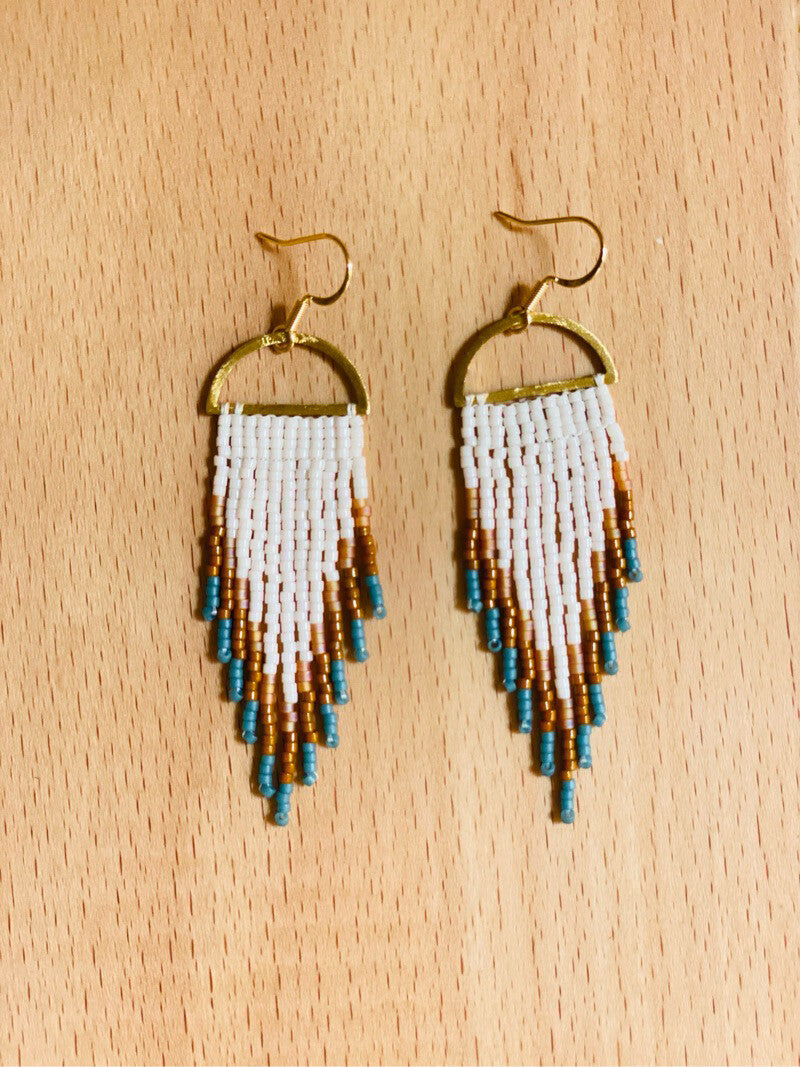 Nomad Time Series MIYUKI Beaded Jewelry,White,Lumivault.