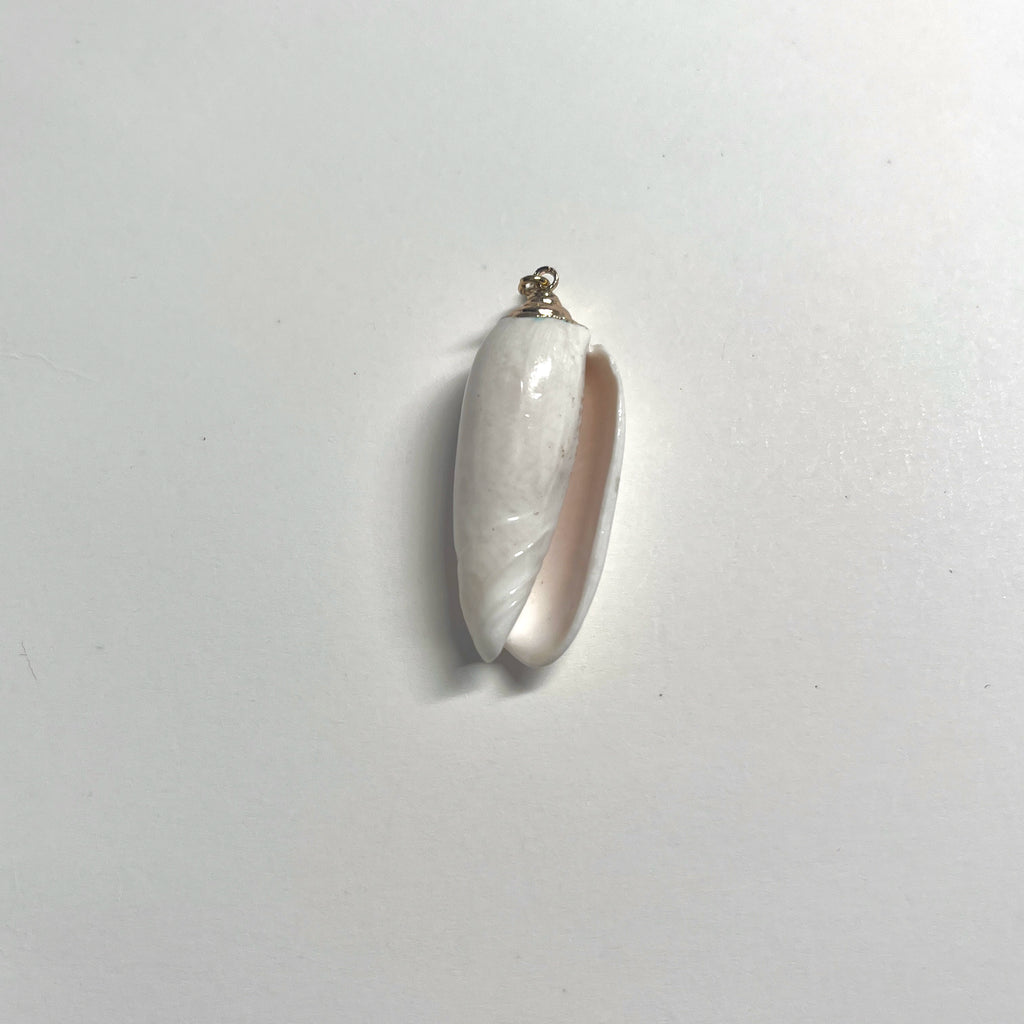 Vintage Baroque Pearl Seashell Necklace,Pendant c,Lumivault.
