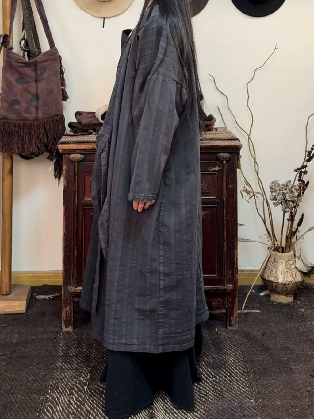 Worn Ash Linen Outerwear