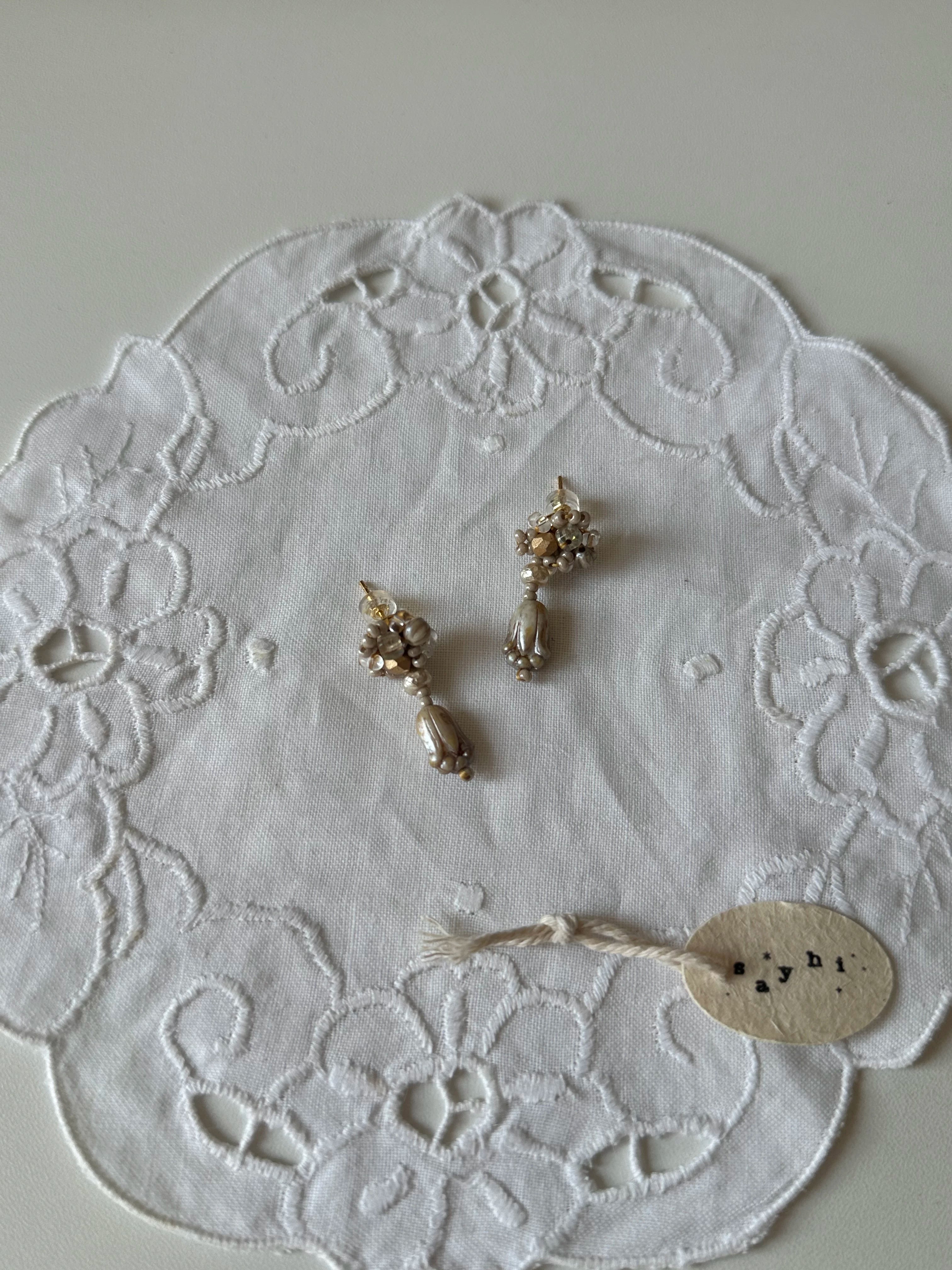 Vintage Mist Valley Wind Chime Earrings - Lumivault