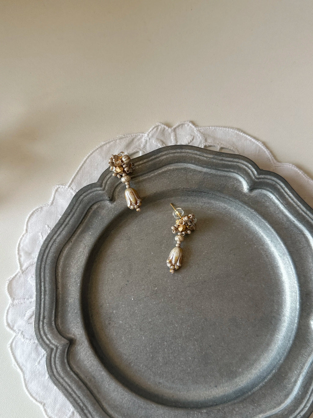Vintage Mist Valley Wind Chime Earrings - Lumivault