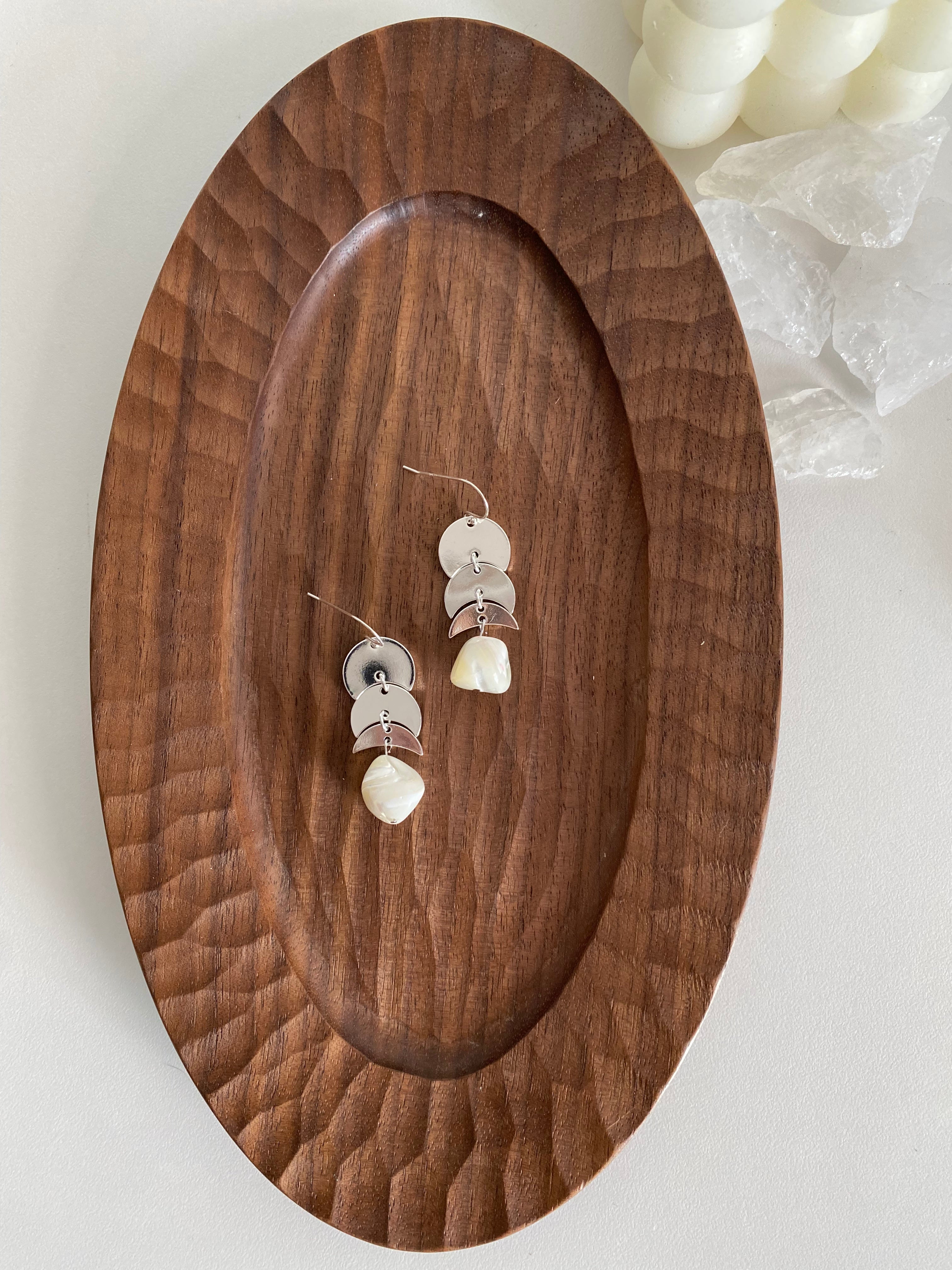 Artistic Shell Drop Earrings