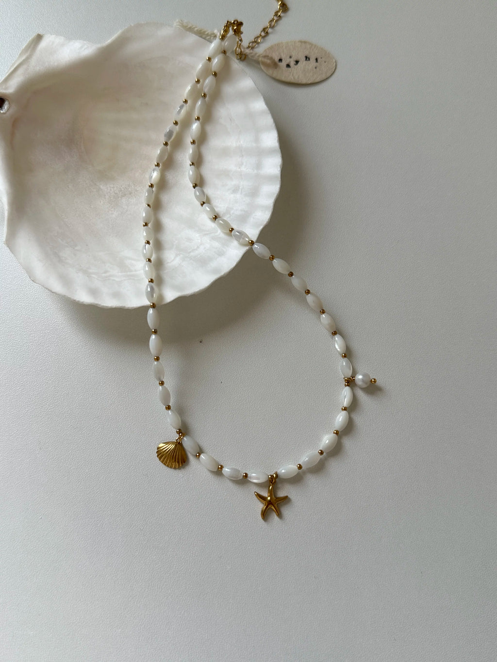 Premium Shell Starfish Pearl Necklace - Lumivault