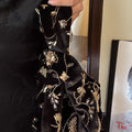 Vintage Golden Butterfly Velvet Handbag - Lumivault