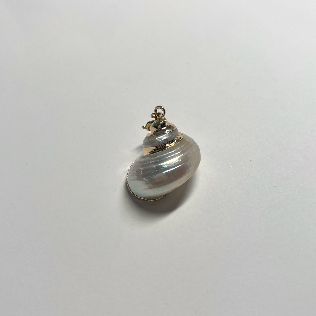 Vintage Baroque Pearl Seashell Necklace,Pendant a,Lumivault.
